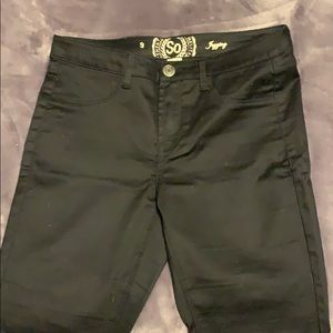 Black skinny jean leggings